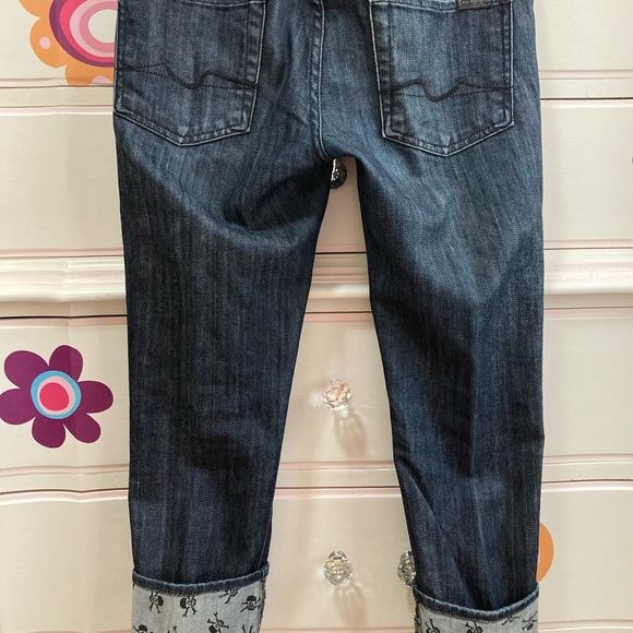 7 for all mankind Roxanne Skull Size 28 - Picture 3 of 8